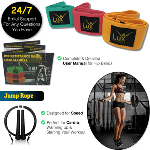 Premium Booty Resistance Band Set