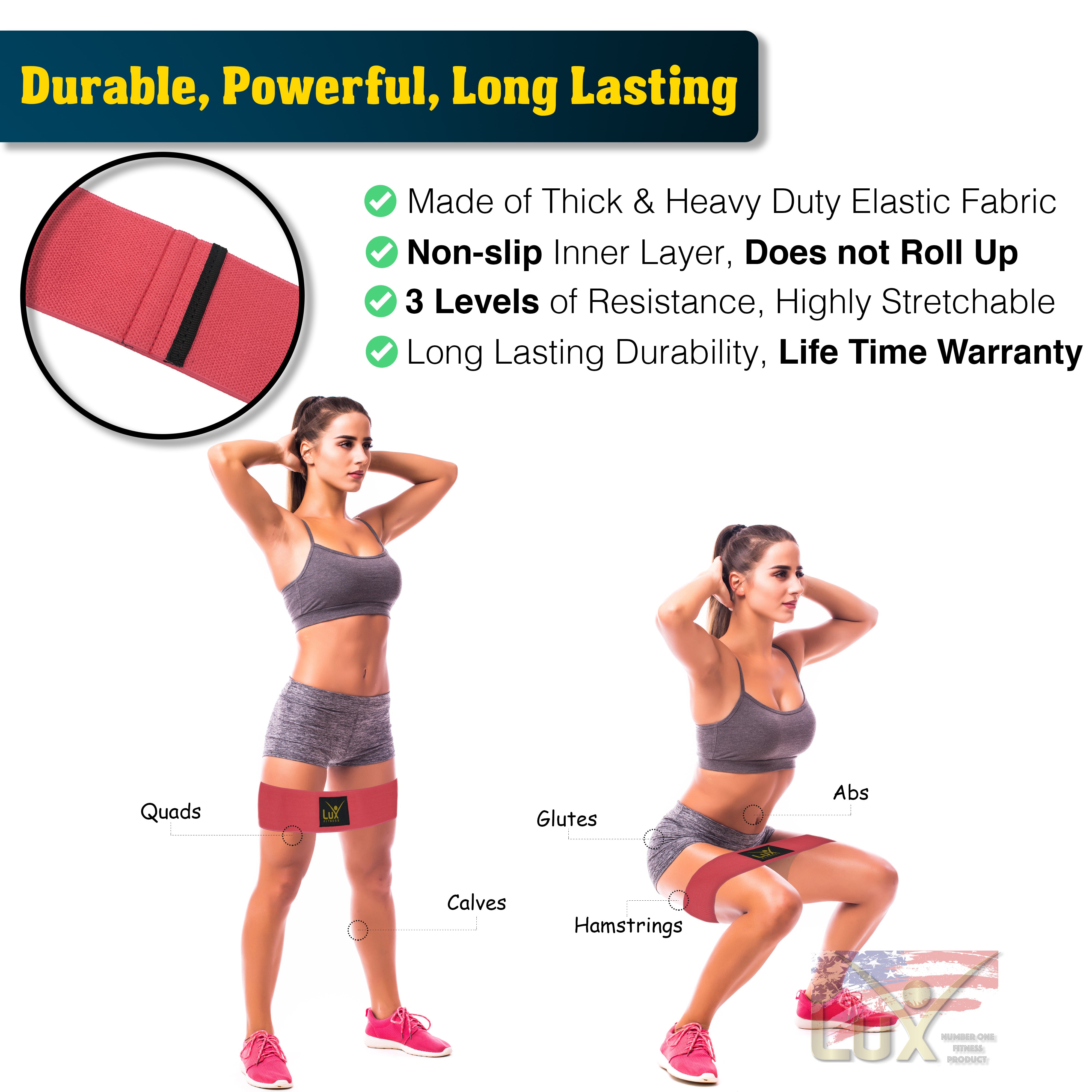 Premium Booty Resistance Band Set